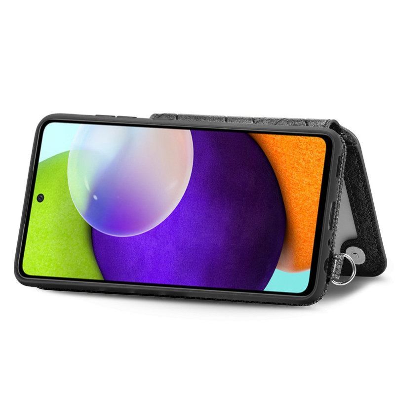 Θήκη Samsung Galaxy A53 5G με κορδονι Κάτοχος Κάρτας Με Λουράκι